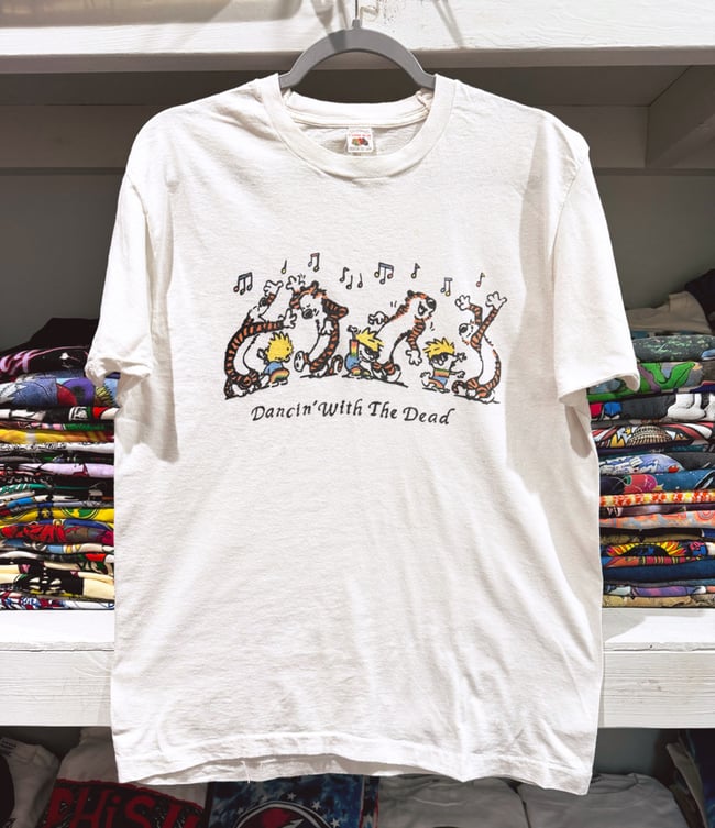 Grateful Dead Early 90s Calvin Dancin’ with the Dead Lot T-Shirt - Size L