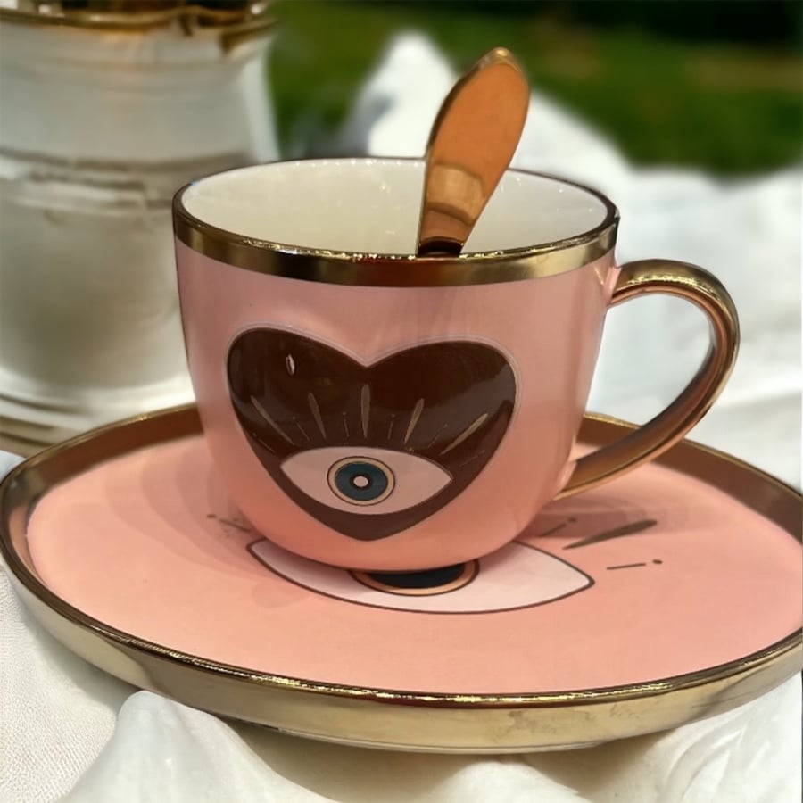Image of Evil Eye Tea Cup set