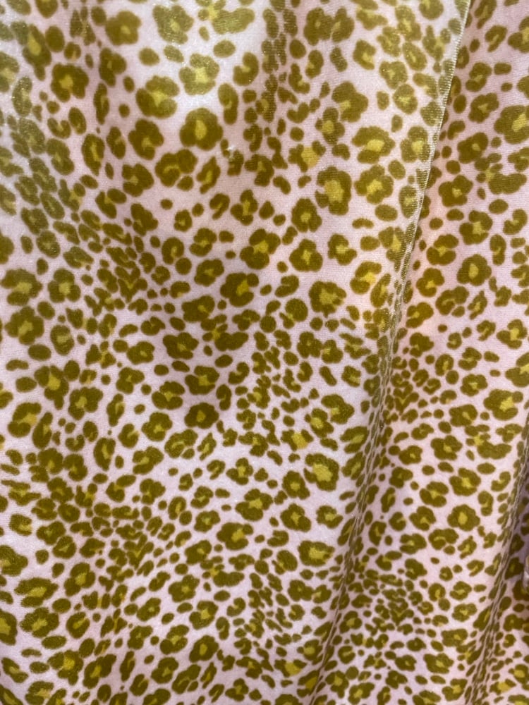 Image of Bell Sleeve Dress (baby pink leopard)