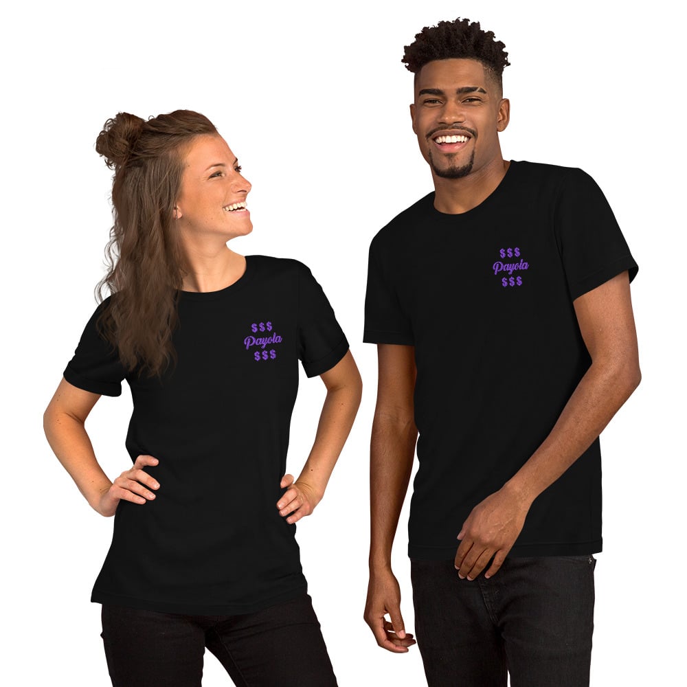 Payola Embroidery Short-Sleeve Unisex T-Shirt