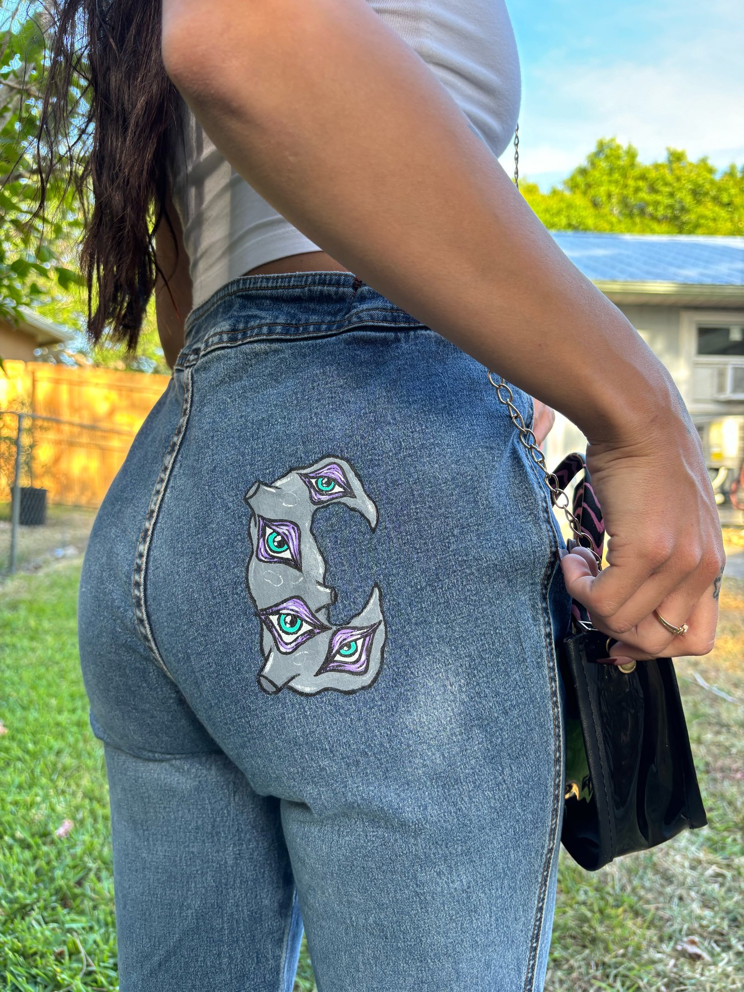 Image of Vintage flare mushie jeans