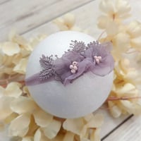 Image 1 of Newborn photography headband - dusty purple