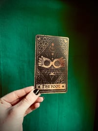Image 3 of 🟢 STOCK 🟢 Carte De Tarot Or Et Noir - ✨DIVINATION✨