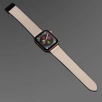 Image 5 of Apple Watch Leather Band w/Magnetic Buckle