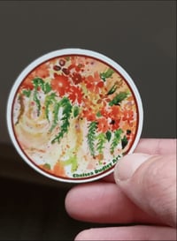 Image 1 of Whimsical Wildflower Mix Sticker| Watercolor Floral Decal | Waterproof  Vinyl