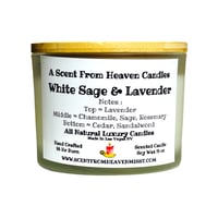 Image 1 of The Luxury Collection White Sage & Lavender White Frost Candles