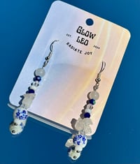 Image 2 of Quartz Botanica Earrings 