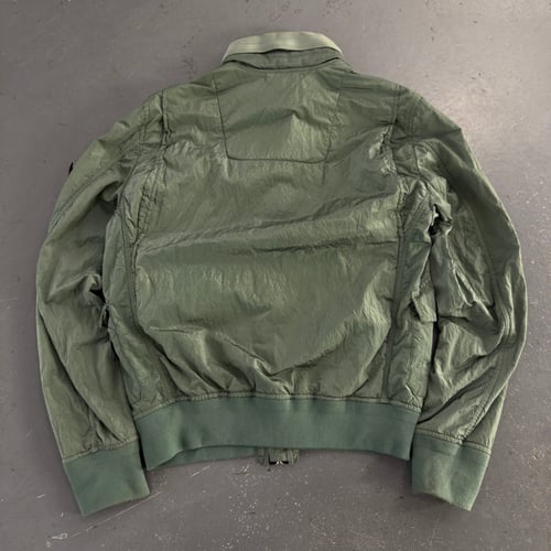 Image of SS 2009 Stone Island Nylon Metal Bomber jacket, size medium