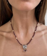 Image 5 of Woven- Moonstone Garnet