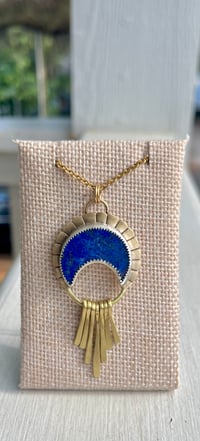 Image 1 of Blue Lapis Crescent 