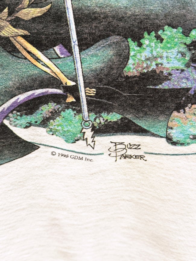 Grateful Dead 1995 Grateful Diver T-Shirt - Size L