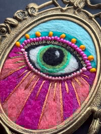 Image 3 of Mystic Eye (coral/pink/light green)