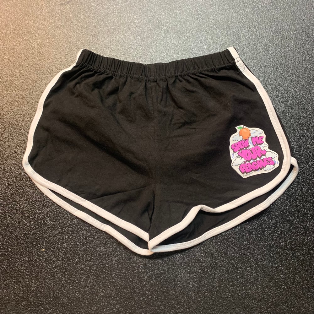 Peach Booty Shorts SMALL