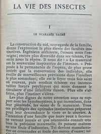Image 8 of La vie des insectes de J-H. Fabre, 1935!