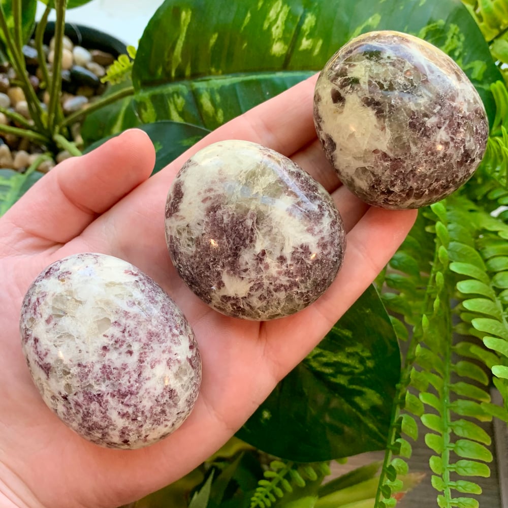 Pink Tourmaline Palmstone