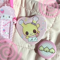 Image 1 of puni puni heart shaped button