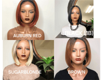 Image 5 of LYNSEY| SHORT DEEP T PART LACE FRONT WIG