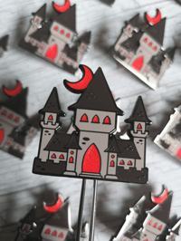 Image 1 of Vampire Castle Hard Enamel Pin