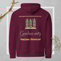 Image 12 of Geechee Unity eco raglan hoodie