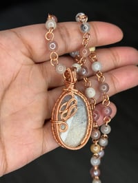 Image 3 of Fossil Coral X Sunstone Necklace