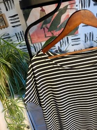 Image 2 of Stripe black top:dress M