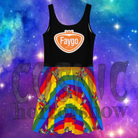 Image 2 of Orange Faygo Clown Skater Dress