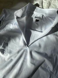 Image 2 of Long sleeve mesh show shirt | White ONE LEFT
