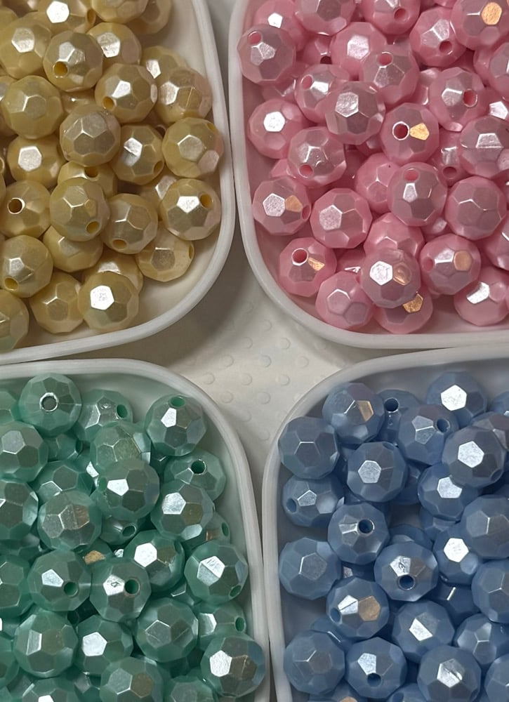 Image of Spring Faceted Bead Mix