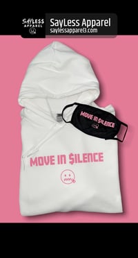 Move In $ilence (White and Pink)
