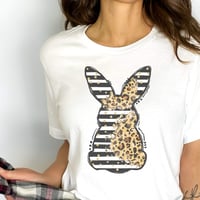 Cheetah Striped Bunny Tee   