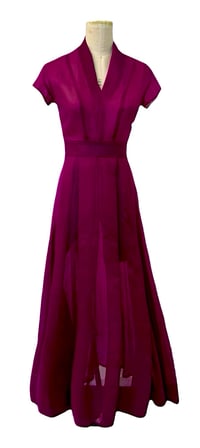 Image 1 of Lady Godiva Dress – Magenta Edition“Midnight drama, maximum legend.”