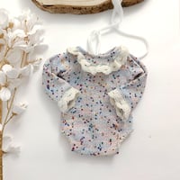 Image 1 of Candy newborn girl romper