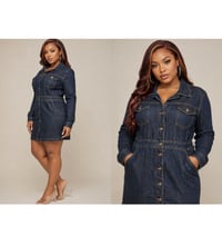 Image 4 of New Sz 16 Mwah Jeans Diva Denim Dress #162*1.15