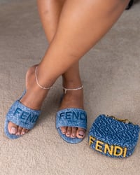 Image 2 of FF Denim Set