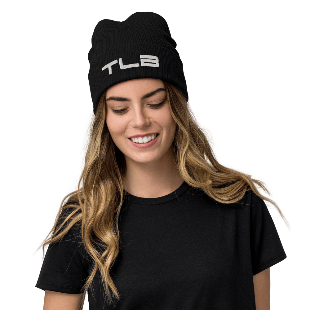 Image of TLB Ribbed knit beanie