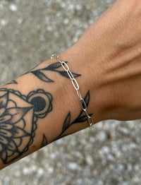 Image 1 of Paperclip Bracelet (small) 
