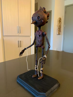 Image of Pinnochio hand sculpted maquette-
