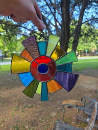 Image 2 of Stained glass donut starburst