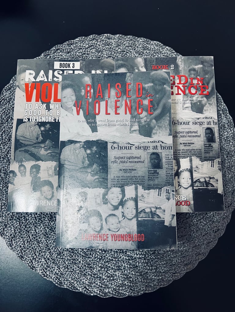 Raised In Violence books 1&2&3 packet