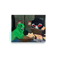 Image 1 of Bane & Croc Arm Wrestle Print
