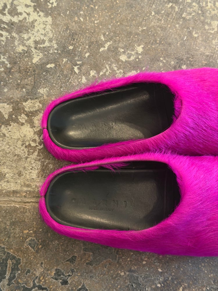 Image of Marni Fussbet Sabot Mules