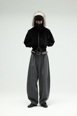 Image of EQUALNEAR - Phantom Zip Hoodie (Black)