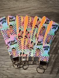 Image 1 of Bad Bunny keychain/ orange 