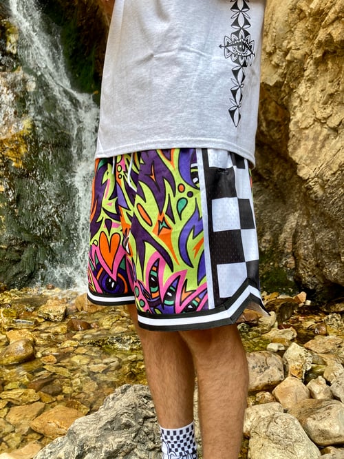 Image of “Am EY3DREAMing?” Full Mesh Shorts