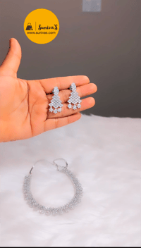 Image 9 of Deborah -Stunning Australian Diamond Necklace Set