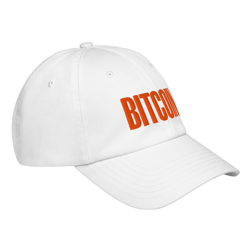 The Bitcoin • White • Under Armour® dad hat