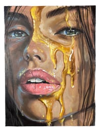 Image 1 of “SWEET HONEY” ORIGINAL PAINTING BY NIKITA ROSALIND 12”x16”