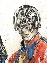 Image 4 of Peacemaker Original Watewatercolor Painting (60% Diacount applied)