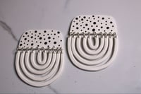 Celeste (White/Black Polka Dots)