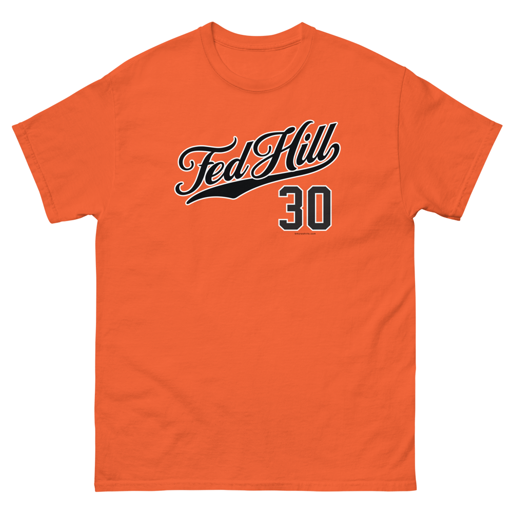 Image of Federal Hill Baltimore T-Shirt 21230 Mens (Orange)